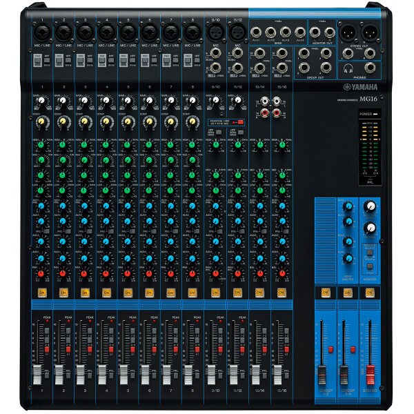 Main product image for Yamaha MG16 16 Channel 6-Bus Stereo Mixing Console 247-6036